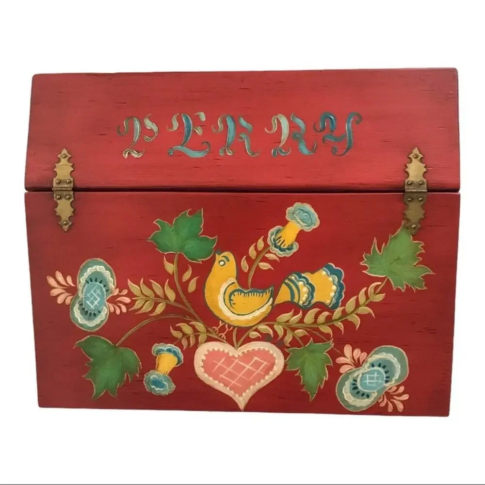 Large Hand Painted Folk Art Partridge 